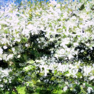 Blackthorn, Brambles & Lichen, Original Painting by Joe Webster