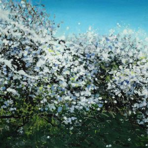Blackthorn Shadows II, Original Painting by Joe Webster