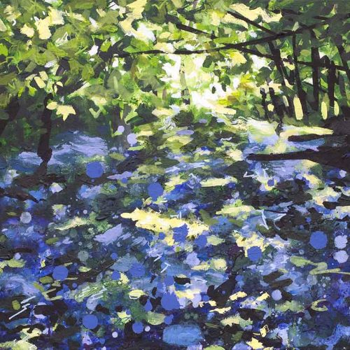 Blackborough Bluebells - Painting