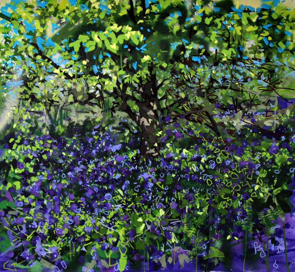 'Painting Light in-between Sycamore Shards'