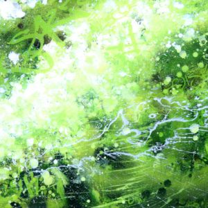 Spring Hedgerow I, Original Painting by Joe Webster