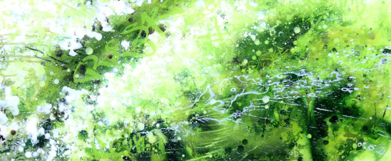 Spring Hedgerow I, Original Painting by Joe Webster
